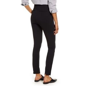 Spanx Perfect Back Seam Pants Size L Black Stretch